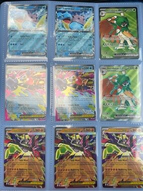 Binder filled with Pokemon cards!